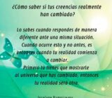 Comienza con tus creencias: