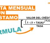 ¿Cómo calcular la cuota del préstamo?