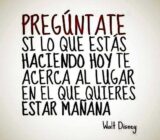 ¡Hoy estoy en el lugar al que aspiraba desde hace dos años!